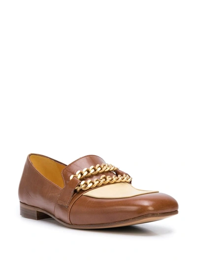 Shop Madison.maison Gioia Flat Loafers In Brown