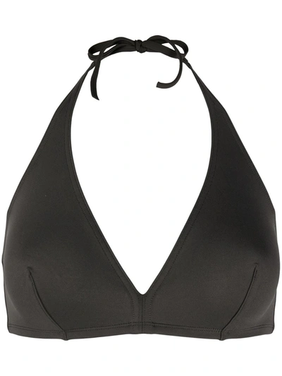 Shop Eres Halterneck Bikini Top In Black