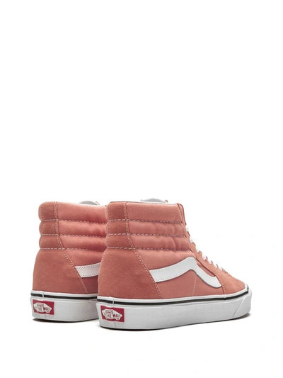 Vans Sk8 High Top Sneakers Color Theory Auburn In Pink