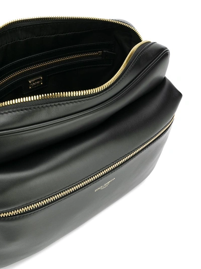 Shop Dolce & Gabbana Gothic Messenger Bag In Black