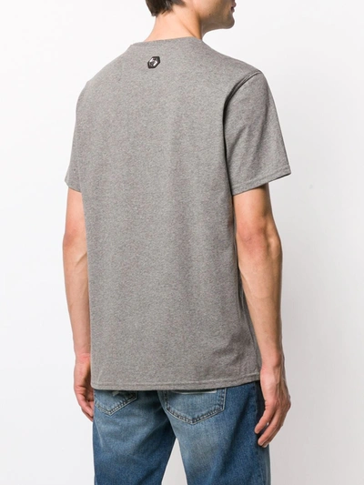 Shop Philipp Plein Logo Print T-shirt In Grey