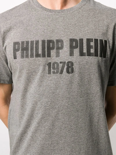 PHILIPP PLEIN LOGO印花T恤 - 灰色