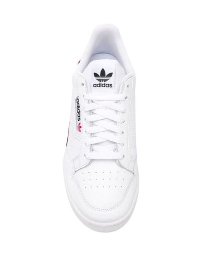 Adidas Originals Men's Continental 80 Leather Low-top Sneakers In White