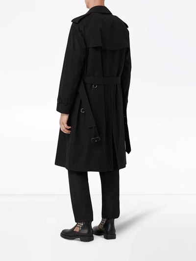 Shop Burberry The Westminster Heritage Trench Coat In Black