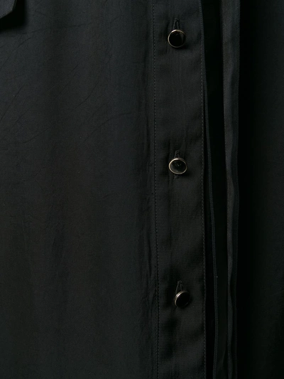 Shop Tom Ford Belted Shirt Dress In Black