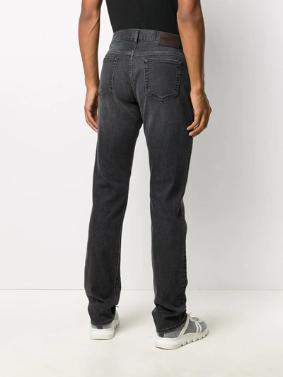 Shop Ermenegildo Zegna Bootcut Jeans In Black