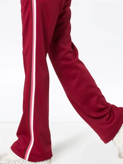 MONCLER 侧饰条纹运动裤 - 红色