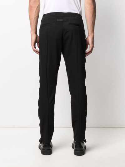 Shop Alyx Buckle-detailed Skinny Track Pants In Black