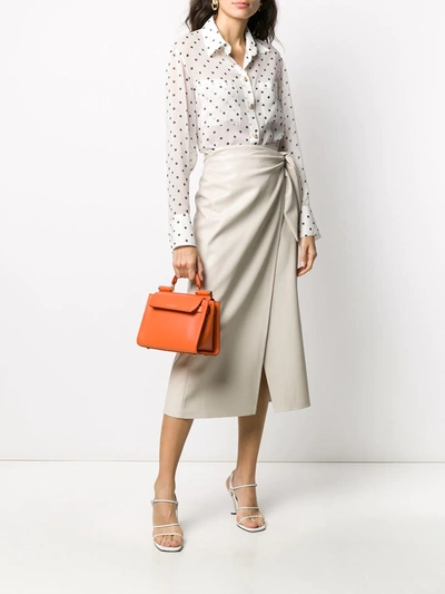 Shop Dolce & Gabbana Sicily 62 Shoulder Bag In Orange