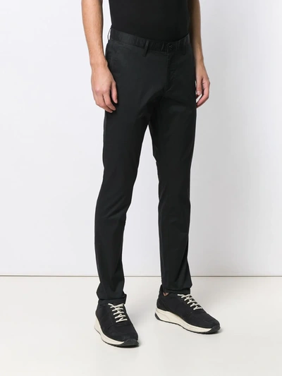 Shop Michael Michael Kors Classic Chinos In Black