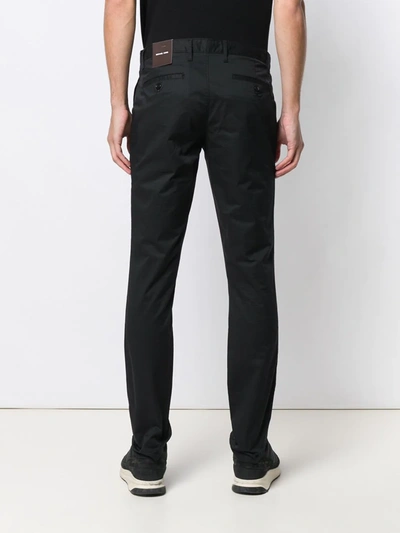 Shop Michael Michael Kors Classic Chinos In Black