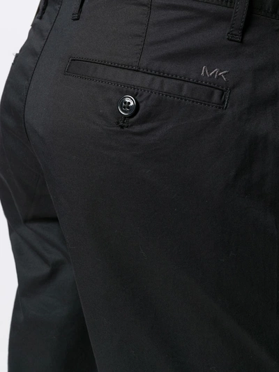 Shop Michael Michael Kors Classic Chinos In Black