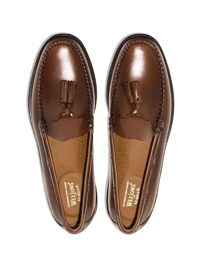 Gh Bass Weejuns Larkin Tassel Loafers In Brown