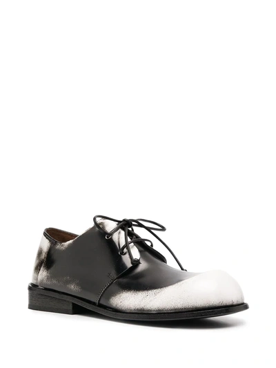 Shop Marsèll Distressed-effect Derby Shoes In Black