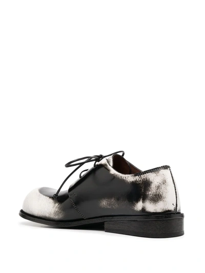 Shop Marsèll Distressed-effect Derby Shoes In Black