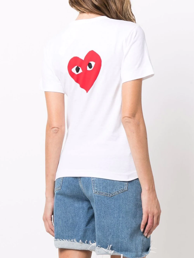 Comme Des Garçons Play Comme Des Garcons Play T-shirts And Polos White In 白色