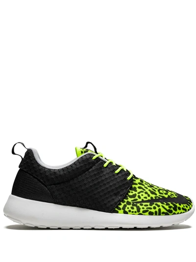 Nike Roshe Run Fb Sneakers In Black | ModeSens