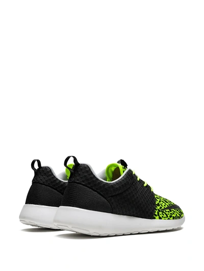 Nike Roshe Run Fb Sneakers In Black