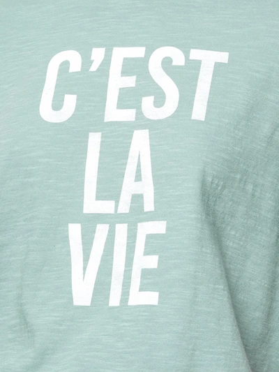 Shop Cinq À Sept C'est La Vie T-shirt In Green