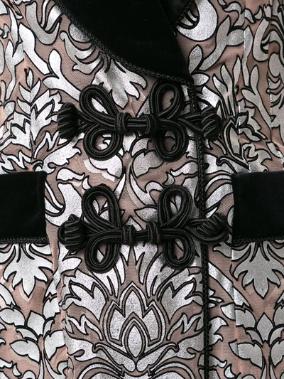 Dolce & Gabbana Baroque Print Blazer In Pink
