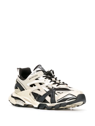 Shop Balenciaga Track.2 Open Sneakers In Black