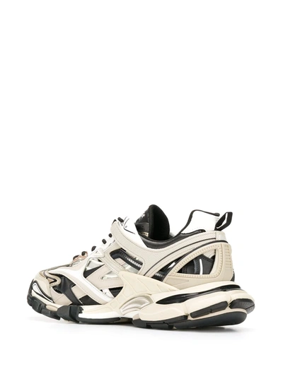 Shop Balenciaga Track.2 Open Sneakers In Black