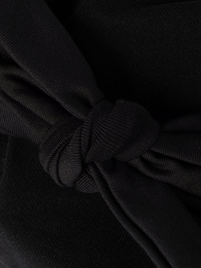 Manokhi Halterneck Bandeau-style Bikini Set In Schwarz