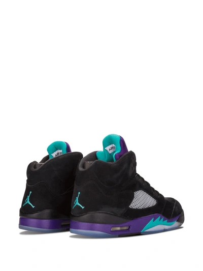 Jordan Air  5 Retro Black Grape In Black