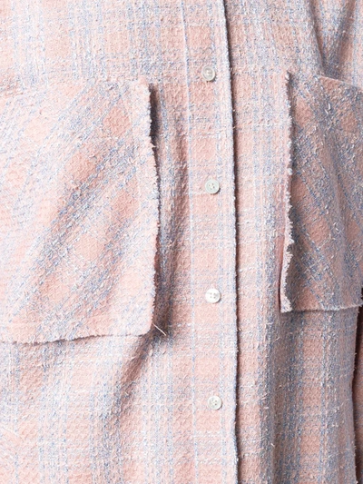 Shop Faith Connexion Oversized Check Shirt In Pink