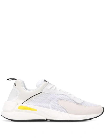 Shop Diesel S-serendipity Low Sneakers In White