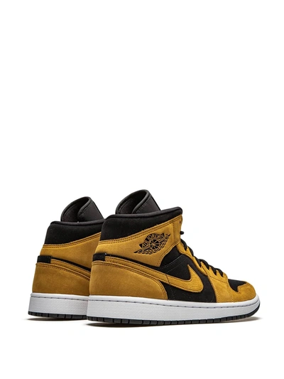 Shop Jordan Air  1 Mid Se "desert Ochre" Sneakers In Brown