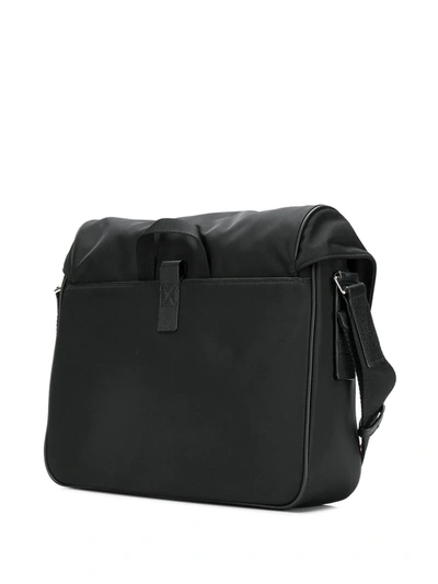 Shop Bally Fabro Messenger Bag In Black