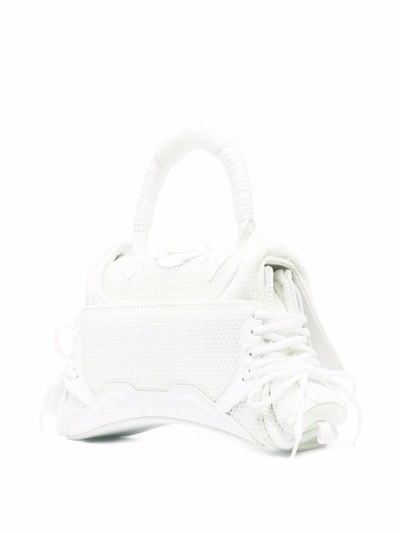Shop Balenciaga Sneakerhead Crossbody Bag In 白色
