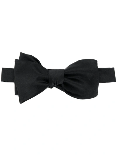 Shop Brunello Cucinelli Classic Bow-tie In Black