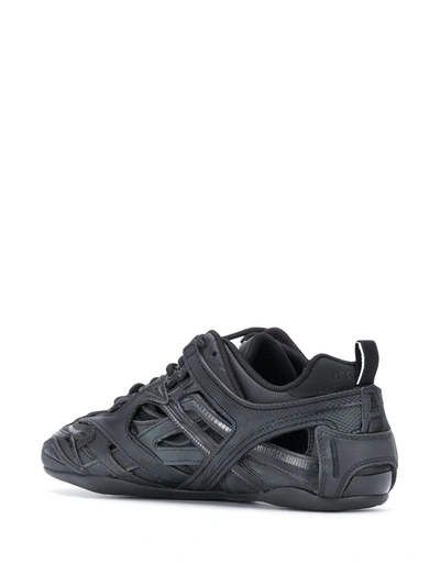 Shop Balenciaga Drive Panelled Sneakers In Black