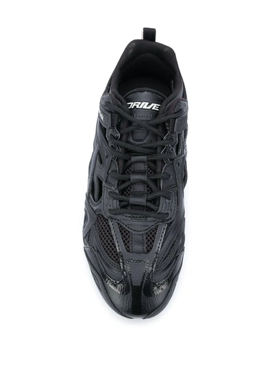 Shop Balenciaga Drive Panelled Sneakers In Black