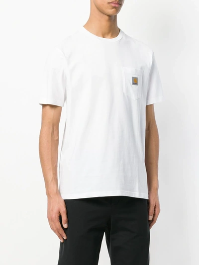 Shop Carhartt Chest Pocket T-shirt In White