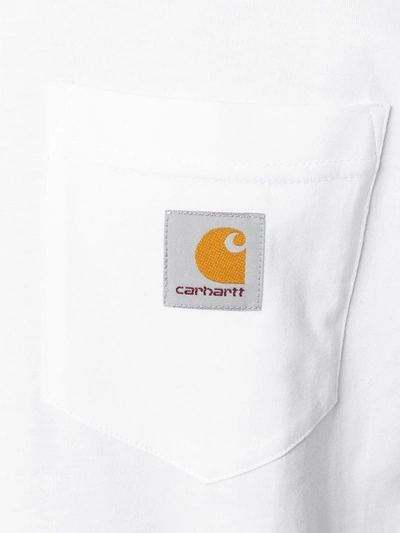 Shop Carhartt Chest Pocket T-shirt In White