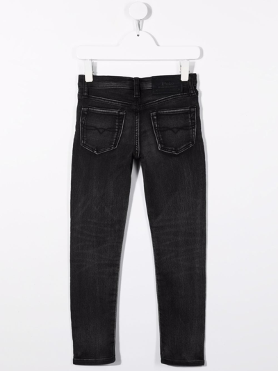 Polo Ralph Lauren Mid-rise Straight Jeans In Black