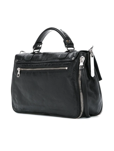 Shop Proenza Schouler Medium Ps1+ Tote Bag In Black