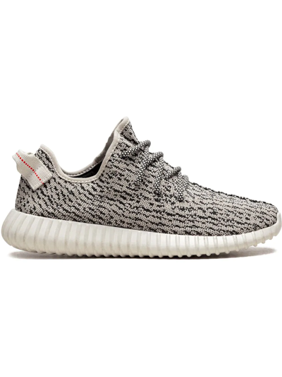 Shop Adidas Originals Yeezy Boost 350 "turtle Dove" Sneakers In Grey