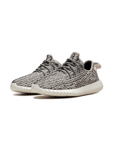 Shop Adidas Originals Yeezy Boost 350 "turtle Dove" Sneakers In Grey