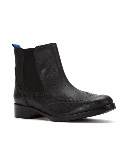 Shop Blue Bird Shoes Leather Chelsea Boots In Black
