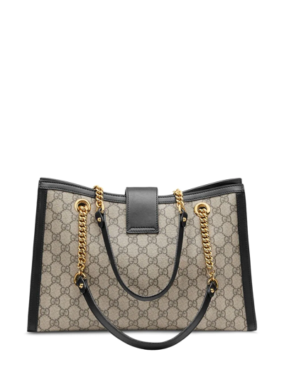 Gucci Padlock Medium Gg Shoulder Bag In Neutrals | ModeSens