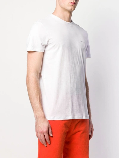 Shop Diesel Micro Logo T-shirt In White