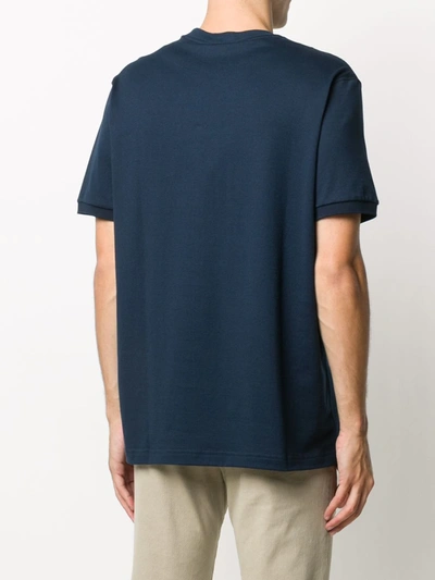 Paul & Shark Logo-print Short-sleeved T-shirt In Blue