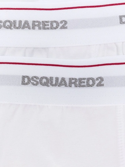 Shop Dsquared2 Underwear Three-pack Logo Boxers In White