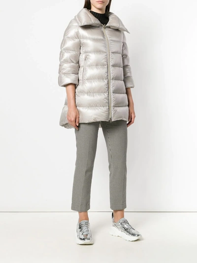 Herno Puffer Jacket In Grey
