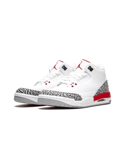 Shop Jordan Air  3 Retro Bg "katrina" Sneakers In White