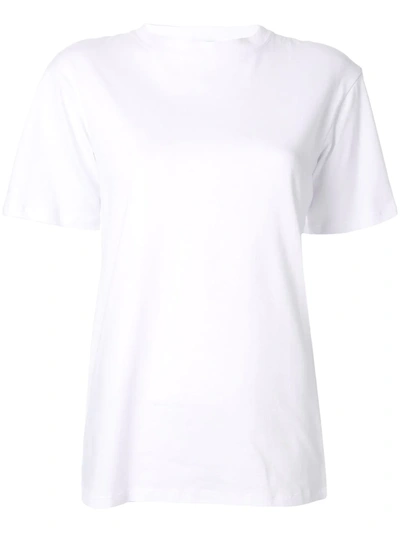 Shop Macgraw Falling Heart T-shirt In White
